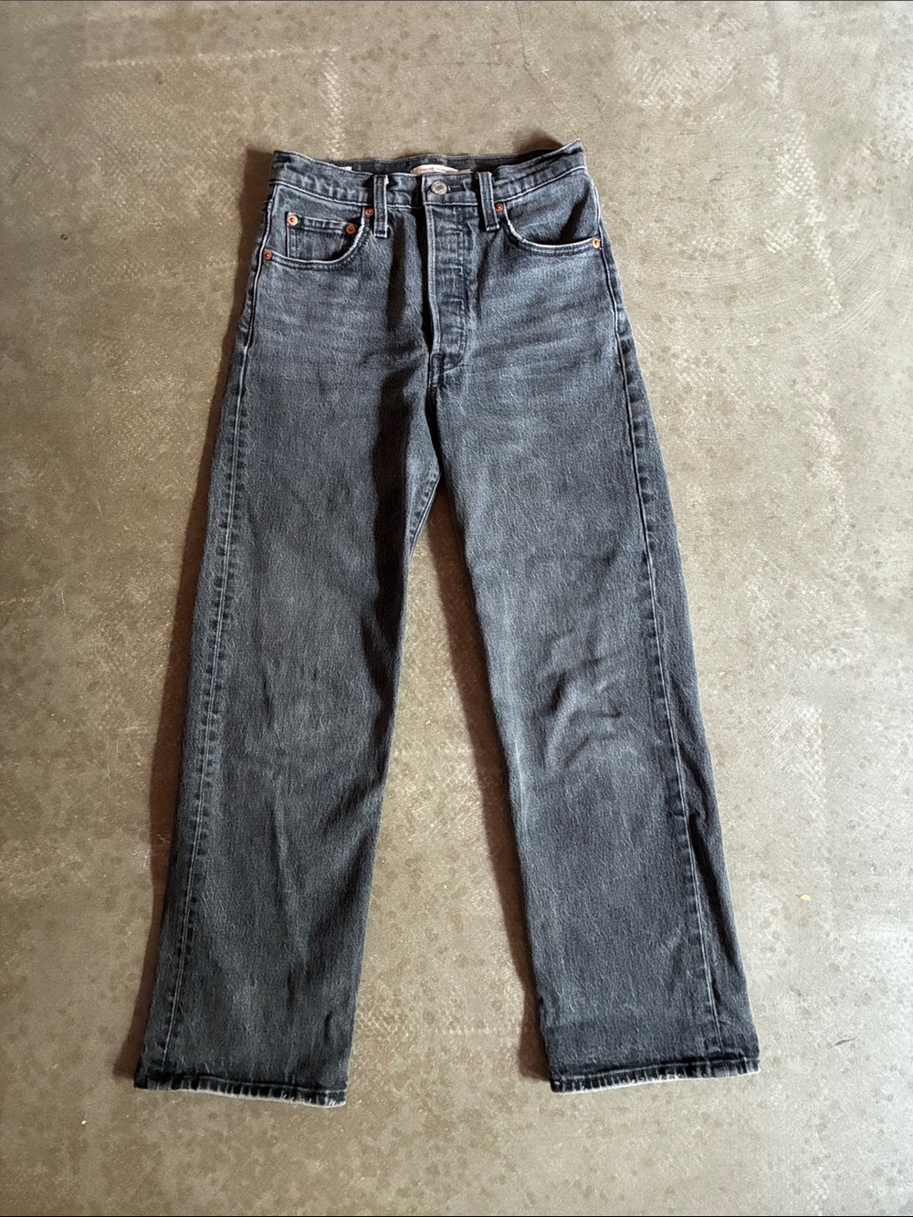 Levi's ribcage straight jeans